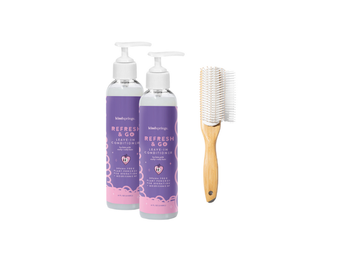 ✨ Limited Time Set - 2 Pack Detanglers + Free Brush